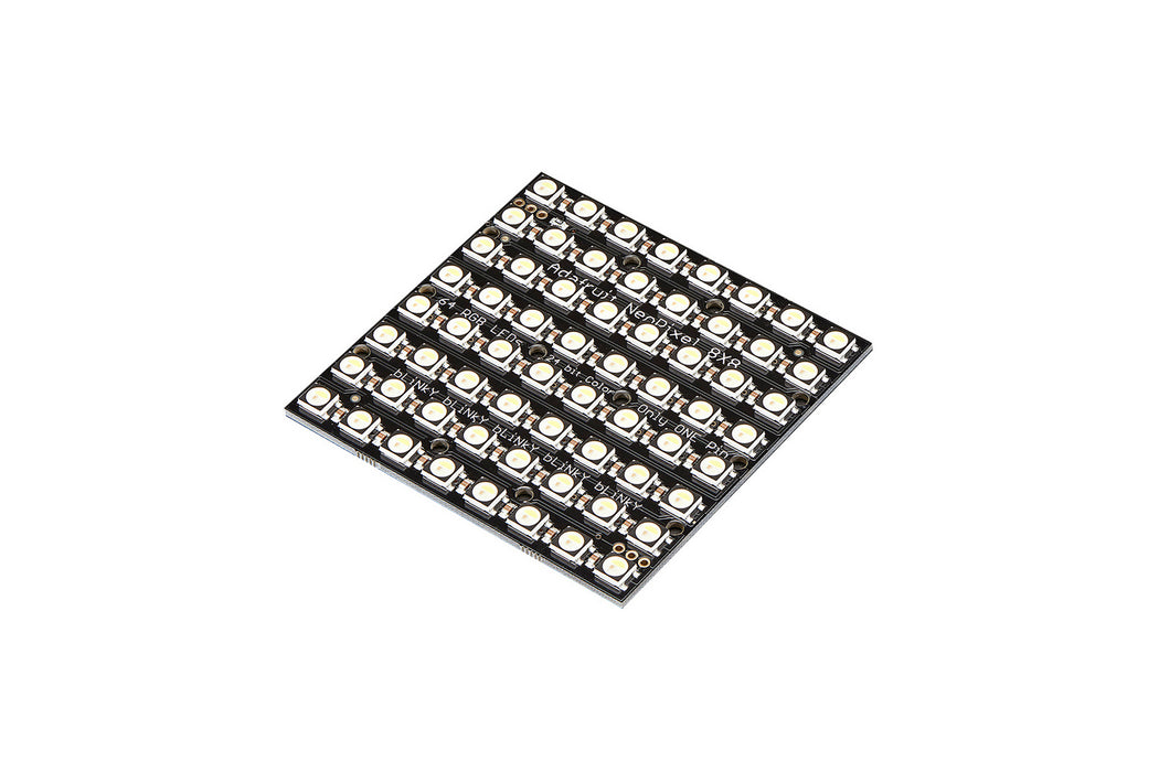 Adafruit Neopixel Neomatrix - 64 Rgbw - Warm White - ~3000K