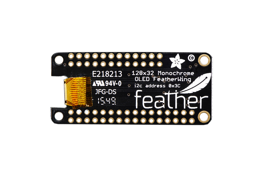 Adafruit Featherwing Oled - 128X32 Oled Add-On - 2900
