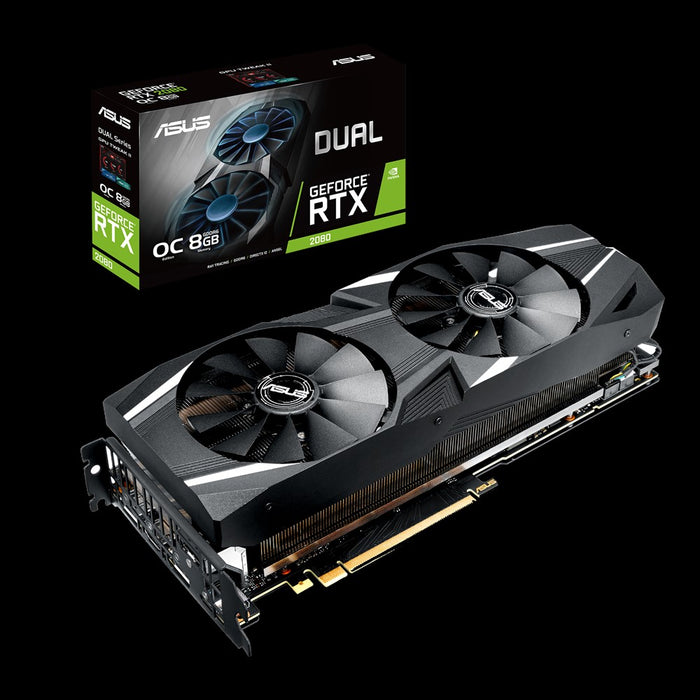 Card màn hình VGA ASUS DUAL-RTX2080-O8G, 8GB, GDDR6, (ASU711)