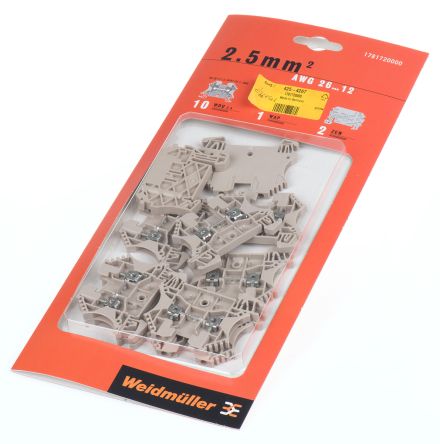 Weidmuller WDU 2.5 PACK -1781720000 4254267