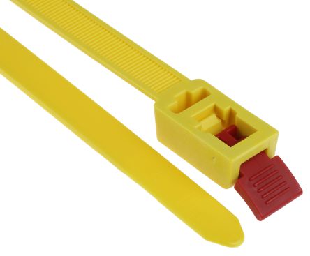 HellermannTyton 115-00001 SpeedyTie (RTT750HR)-PA66-RD/YE (5) 4512923