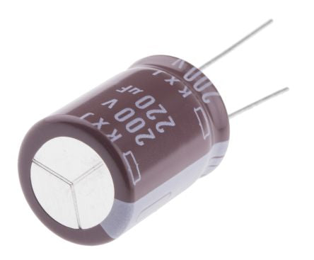 Nippon Chemi-Con EKXJ201ELL221MM25S 1700358