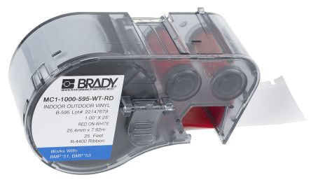 Brady MC1-1000-595-WT-RD 7934262