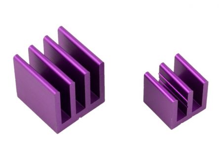 Raspberry Pi Heat Sink Kit - Purple