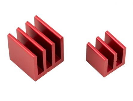 Raspberry Pi Heat Sink Kit - Red