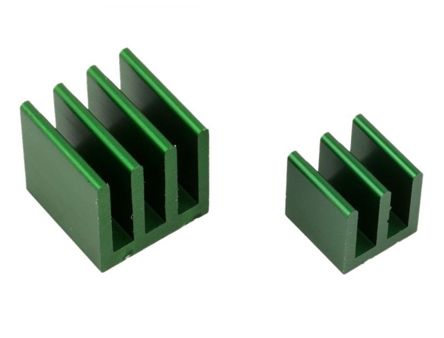 Raspberry Pi Heat Sink Kit - Green
