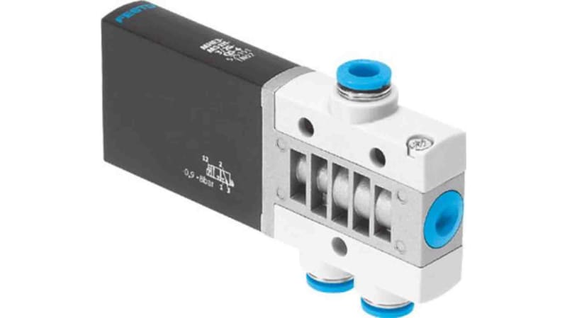 Festo 3/2 Closed Monostable Solenoid Valve - Electrical MHE3 Series