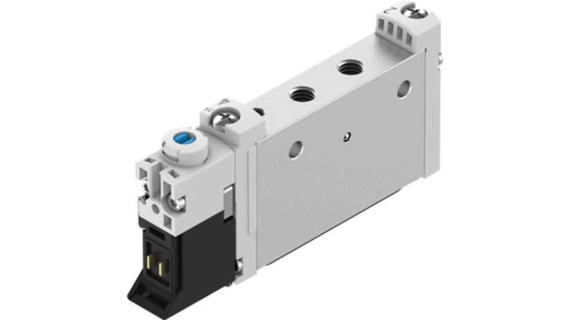 Festo 5/2 Monostable Solenoid Valve - Electrical Metric M5 VUVG Series