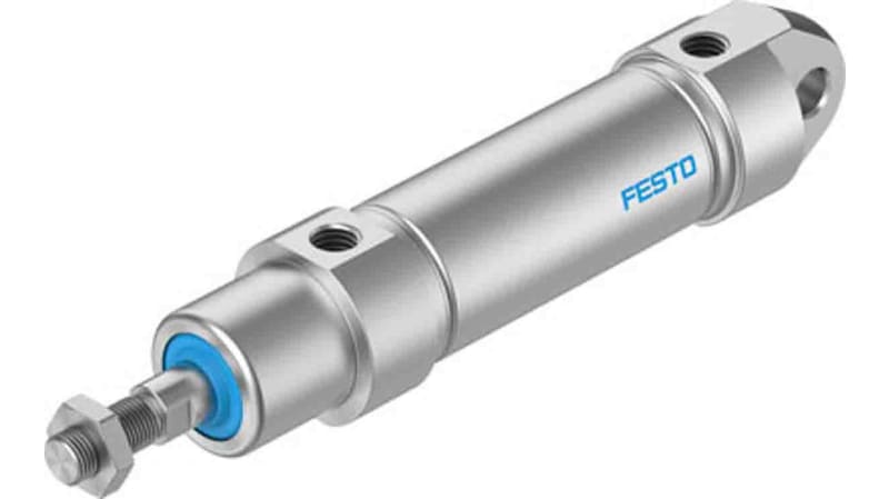 Festo Pneumatic Roundline Cylinder 32mm Bore, 25mm Stroke, CRDSNU Series, Double Acting