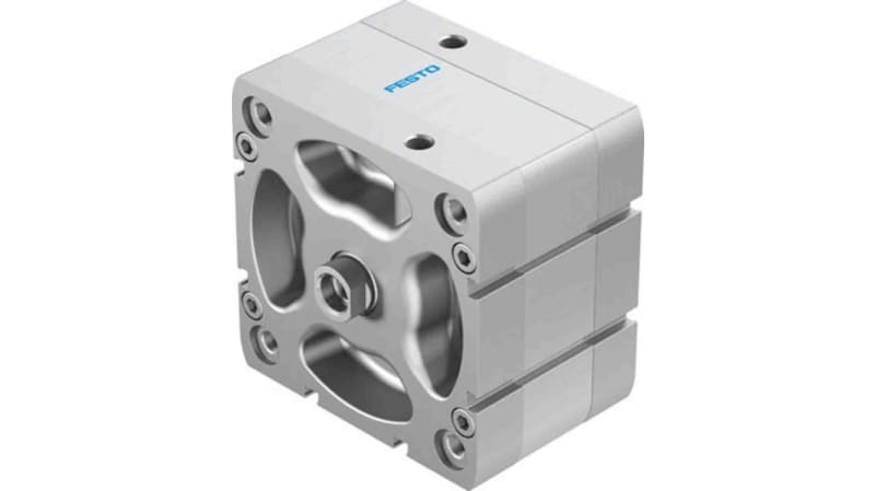 Festo Pneumatic Compact Cylinder 100mm Bore, 10mm Stroke, ADN Series, Double Acting