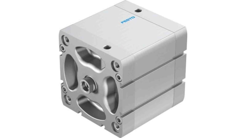 Festo Pneumatic Compact Cylinder 100mm Bore, 50mm Stroke, ADN Series, Double Acting