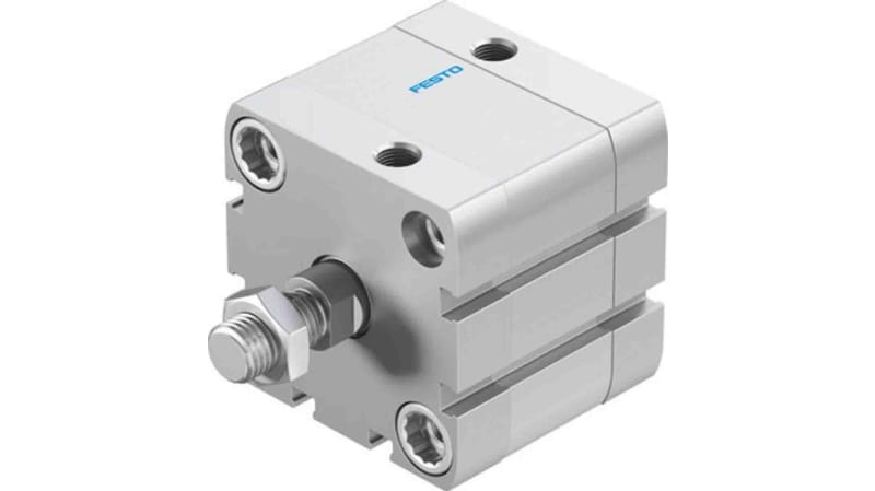 Festo Pneumatic Compact Cylinder 50mm Bore, 15mm Stroke, ADN Series, Double Acting