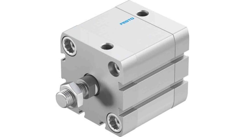 Festo Pneumatic Compact Cylinder 50mm Bore, 25mm Stroke, ADN Series, Double Acting