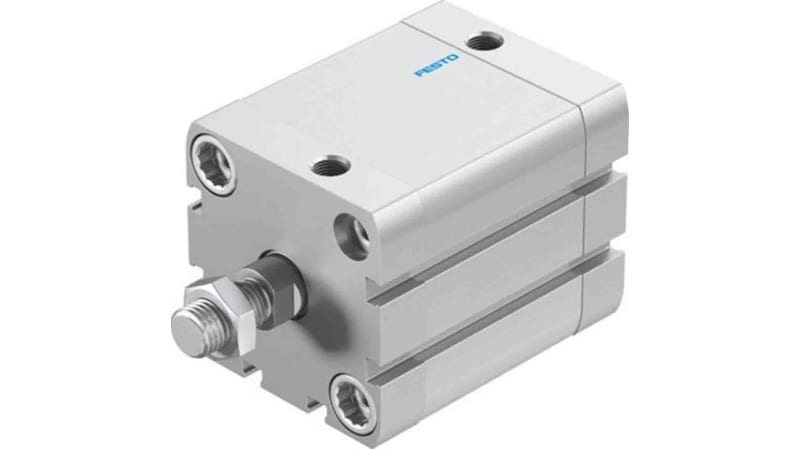 Festo Pneumatic Compact Cylinder 50mm Bore, 40mm Stroke, ADN Series, Double Acting