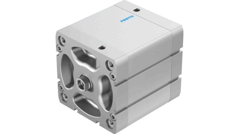 Festo Pneumatic Compact Cylinder 100mm Bore, 60mm Stroke, ADN Series, Double Acting