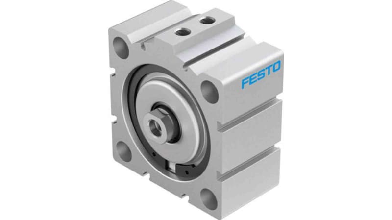 Festo Pneumatic Compact Cylinder 80mm Bore, 10mm Stroke, ADVC Series, Double Acting