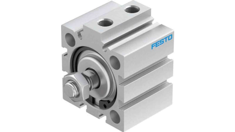 Festo Pneumatic Compact Cylinder 40mm Bore, 5mm Stroke, ADVC Series, Double Acting
