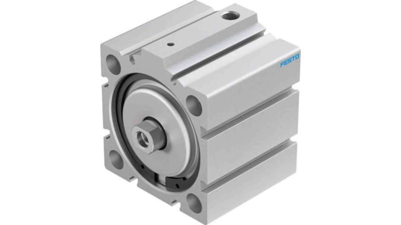 Festo Pneumatic Compact Cylinder 63mm Bore, 25mm Stroke, AEVC Series, Single Acting