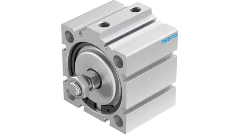 Festo Pneumatic Compact Cylinder 63mm Bore, 20mm Stroke, ADVC Series, Double Acting