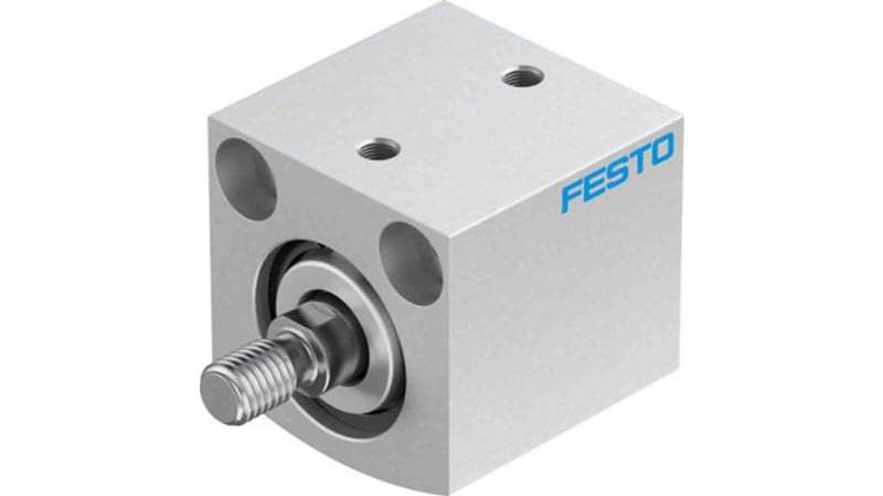 Festo Pneumatic Compact Cylinder 25mm Bore, 10mm Stroke, ADVC Series, Double Acting