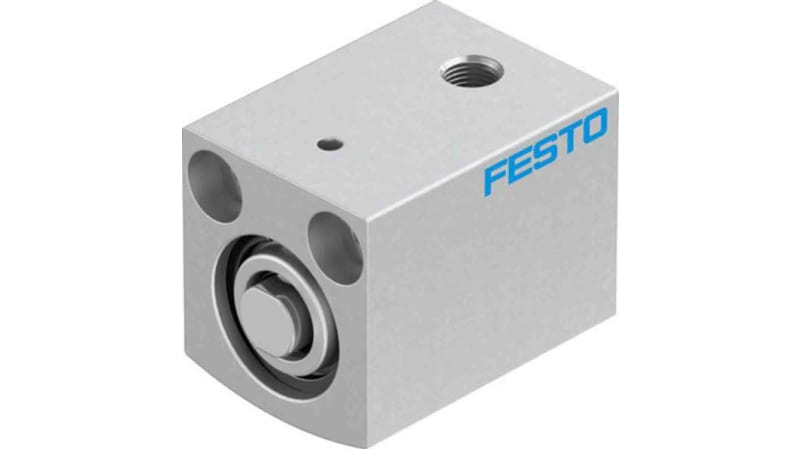 Festo Pneumatic Compact Cylinder 12mm Bore, 10mm Stroke, AEVC Series, Single Acting