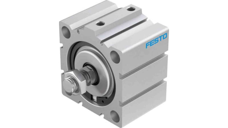 Festo Pneumatic Compact Cylinder 80mm Bore, 20mm Stroke, ADVC Series, Double Acting