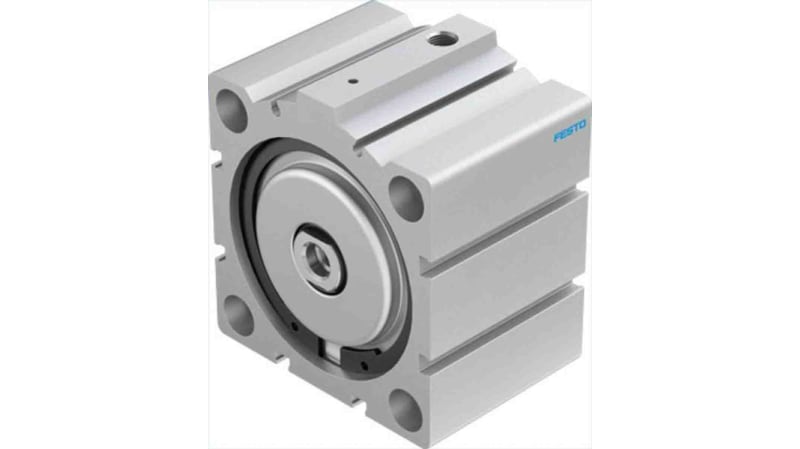 Festo Pneumatic Compact Cylinder 80mm Bore, 10mm Stroke, AEVC Series, Single Acting
