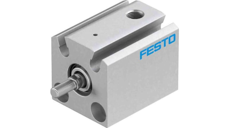Festo Pneumatic Compact Cylinder 10mm Bore, 5mm Stroke, AEVC Series, Single Acting