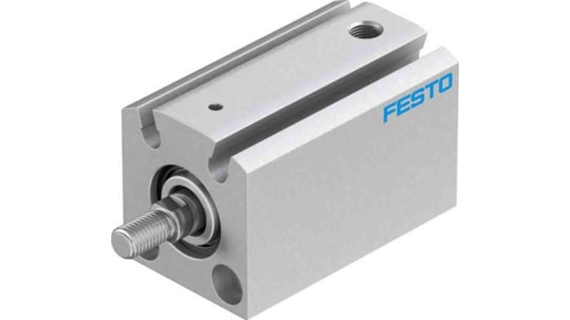 Festo Pneumatic Compact Cylinder 12mm Bore, 10mm Stroke, AEVC Series, Single Acting