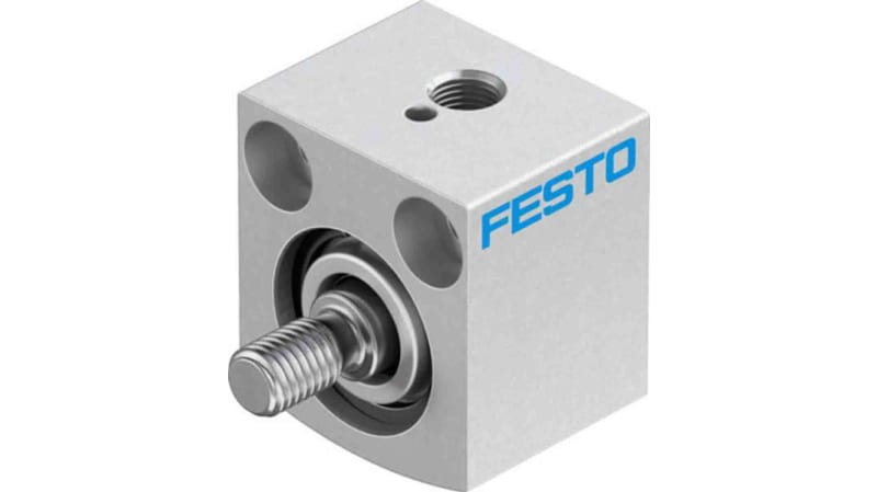 Festo Pneumatic Compact Cylinder 12mm Bore, 5mm Stroke, AEVC Series, Single Acting
