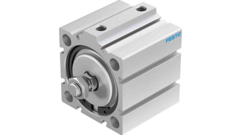 Festo Pneumatic Compact Cylinder 63mm Bore, 25mm Stroke, ADVC Series, Double Acting