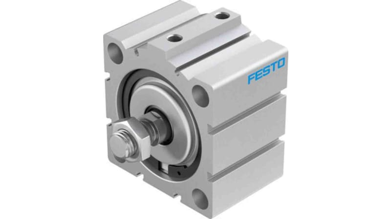 Festo Pneumatic Compact Cylinder 80mm Bore, 15mm Stroke, ADVC Series, Double Acting