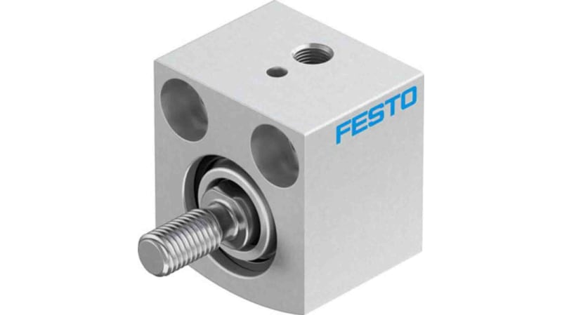 Festo Pneumatic Compact Cylinder 16mm Bore, 5mm Stroke, AEVC Series, Single Acting