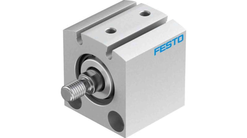 Festo Pneumatic Compact Cylinder 25mm Bore, 5mm Stroke, ADVC Series, Double Acting