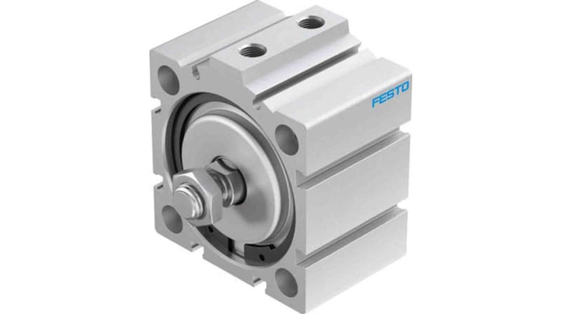 Festo Pneumatic Compact Cylinder 63mm Bore, 10mm Stroke, ADVC Series, Double Acting