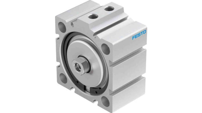 Festo Pneumatic Compact Cylinder 63mm Bore, 10mm Stroke, ADVC Series, Double Acting