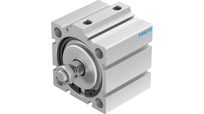 Festo Pneumatic Compact Cylinder 63mm Bore, 25mm Stroke, ADVC Series, Double Acting