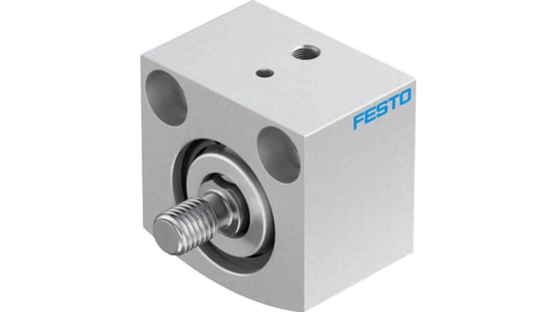Festo Pneumatic Compact Cylinder 25mm Bore, 5mm Stroke, AEVC Series, Single Acting