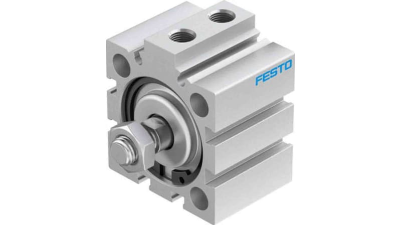 Festo Pneumatic Compact Cylinder 40mm Bore, 10mm Stroke, ADVC Series, Double Acting