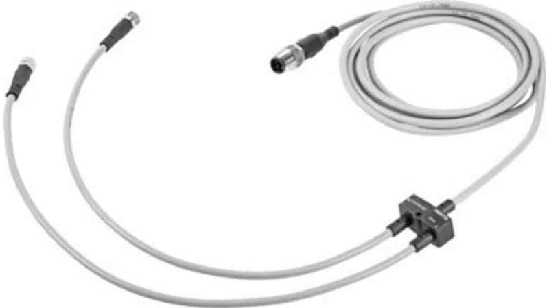 Festo NEDY-L2R1-V1-M8G3-U-0.3L-M8G4-2.5R Series Connector