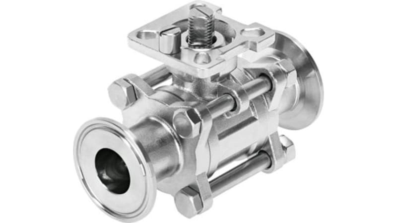 Festo Stainless Steel Manual Ball Valve 2 Way