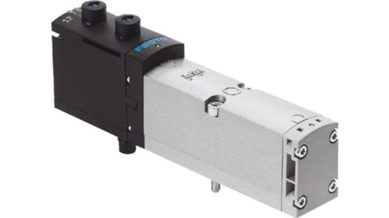 Festo 2 Exhausted, 5/3-Way, Connection 4 Pressurised Solenoid Valve - Electrical VSVA-B-P53BD-ZD-A1-1T1L Series