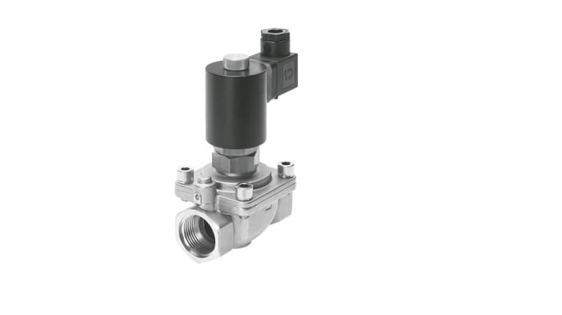 Festo 2/2 Closed, Monostable Solenoid Valve - Electrical VZWF-L-M22C-N114-400-V-3AP4-10 Series