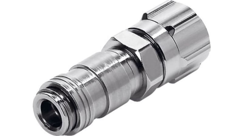 Festo Brass Male Pneumatic Quick Connect Coupling, 8mm Nut