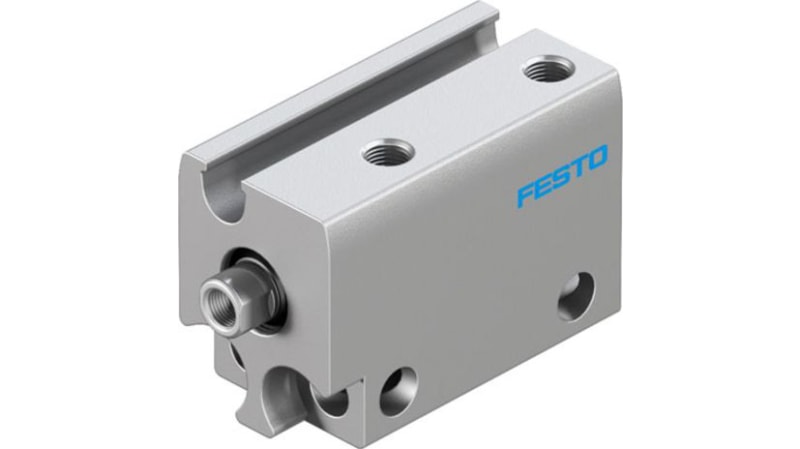 Festo Pneumatic Compact Cylinder 6mm Bore, 10mm Stroke, ADN Series, Double Acting