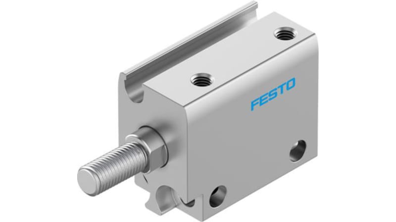Festo Pneumatic Compact Cylinder 10mm Bore, 5mm Stroke, AEN Series, Single Acting