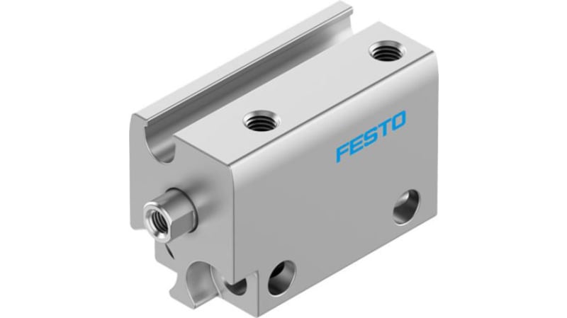 Festo Pneumatic Compact Cylinder 6mm Bore, 10mm Stroke, AEN Series, Single Acting