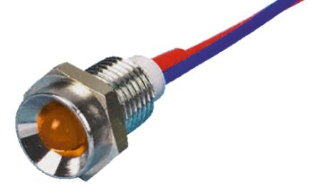 Tranilamp LMR10/12DC/3 AMBER/BLK 3875756