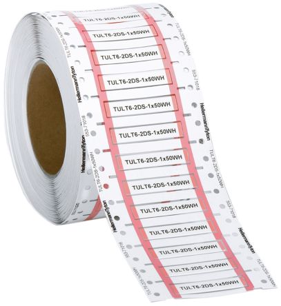HellermannTyton 553-71012 TULT4.8-1.6DS-1x50WH-PO-X-WH (1000) 8156675