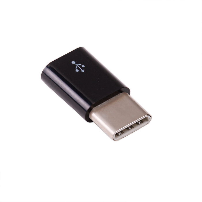 Raspberry Pi USB-Micro B to USB-C Adapter Black